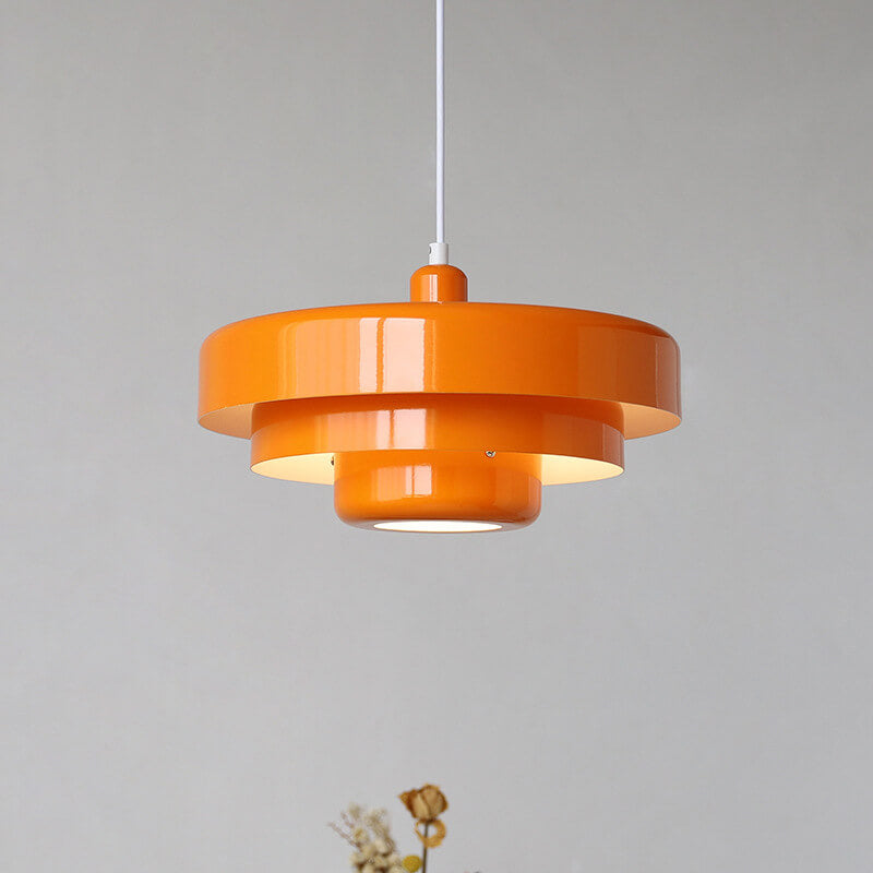 Vintage multi-layer pendant lamp made of metal | LumeLayer