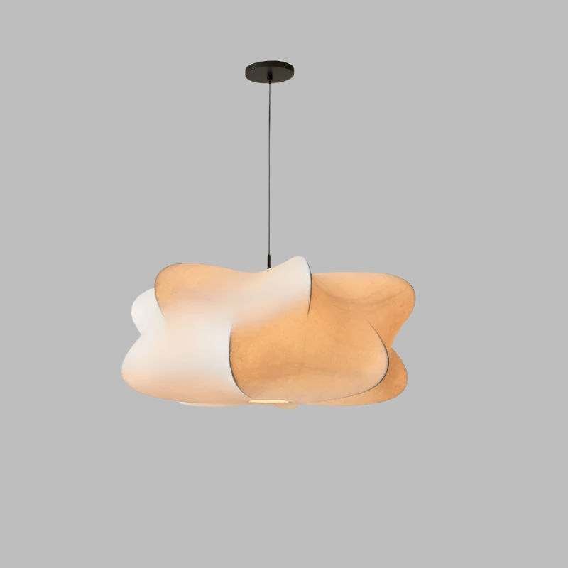 Wabi Sabi Silk Japanese Pendant Lamp | ZenGlow