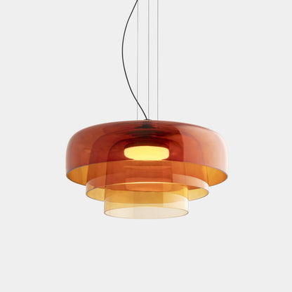 Glass ceiling lamp | CrystalGlow