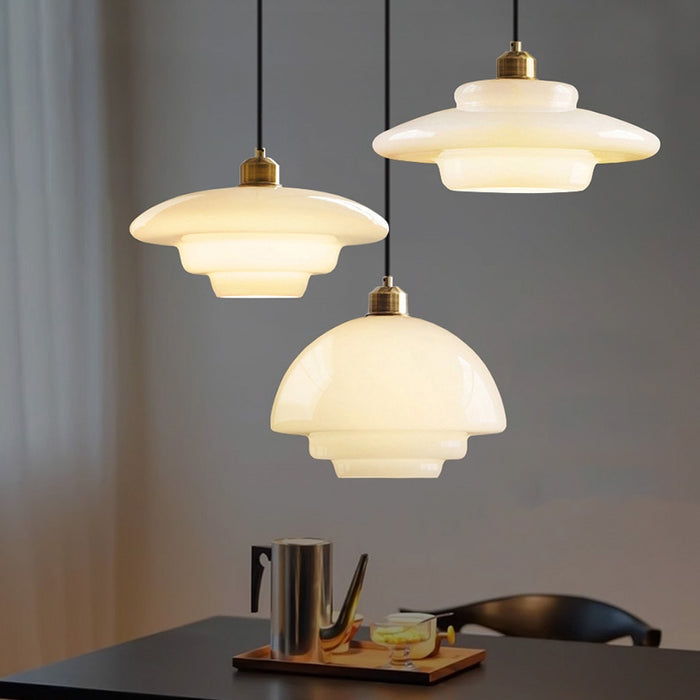 White Glass Pendant Lamp | LumeSphere