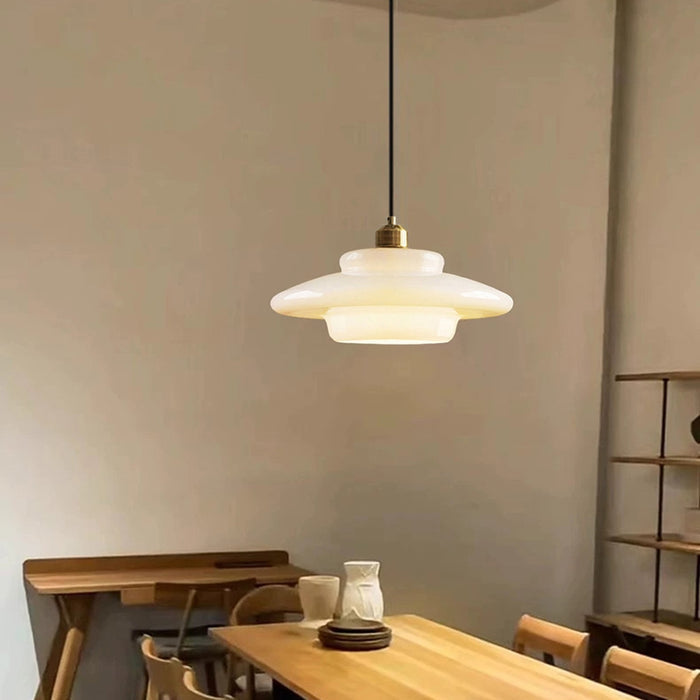 White Glass Pendant Lamp | LumeSphere