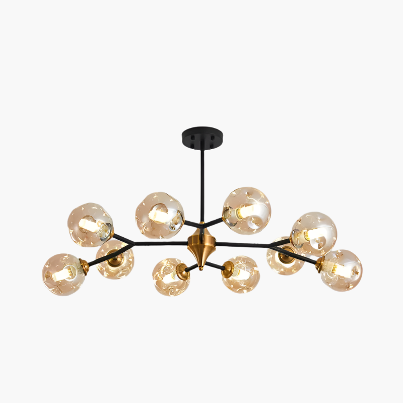 Modern Glass Chandelier | LumeVista