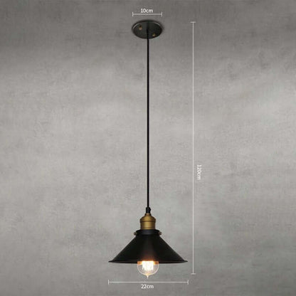 Kegel-shaped Pendant Lamp Brass | BrassLume