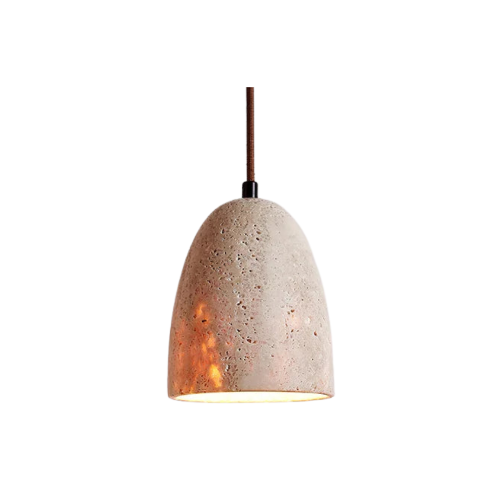 Travertine Pendant Lamp | Terra Lumis