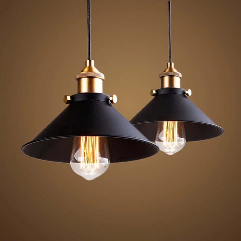 Kegel-shaped Pendant Lamp Brass | BrassLume