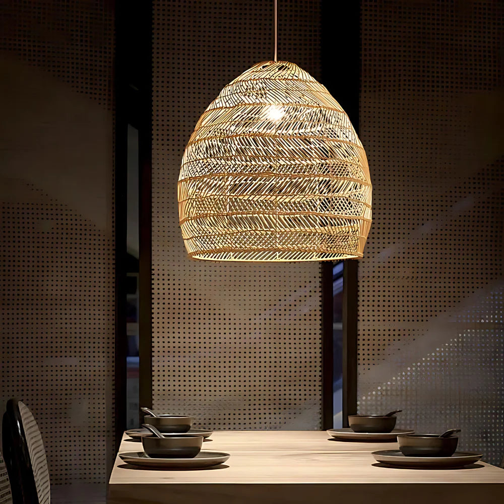 Plafondlamp, Rattan | Lumea Terra