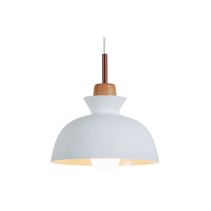 Hanglamp, Metaal & Hout | Lumea Nord