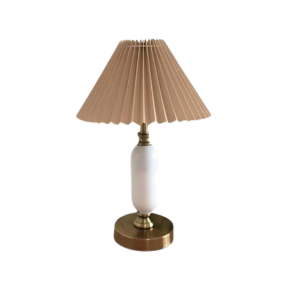 Table lamp, Metal & Fabric | Vintage World