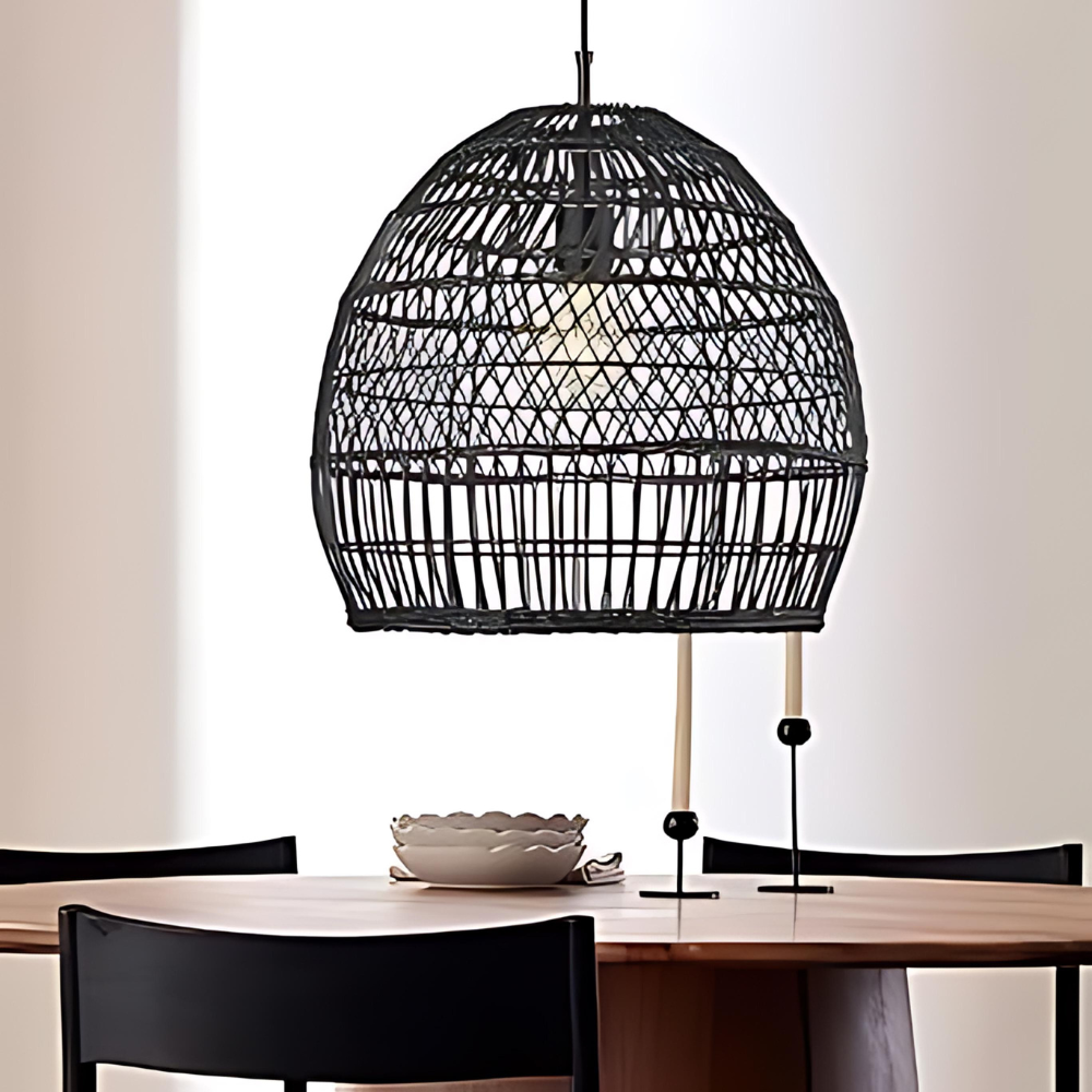 Plafondlamp, Rattan | Lumea Terra