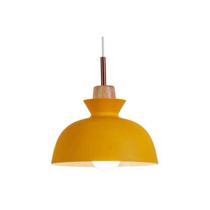 Pendant Lamp, Metal & Wood | North World