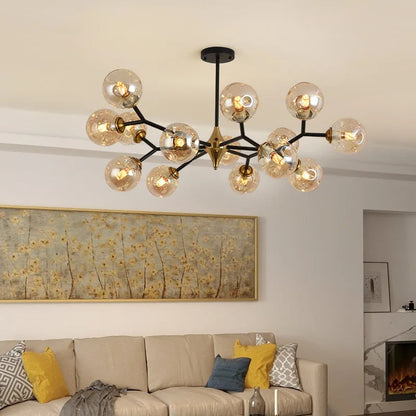 Modern Glass Chandelier | LumeVista