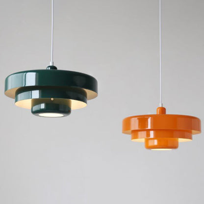 Vintage multi-layer pendant lamp made of metal | LumeLayer