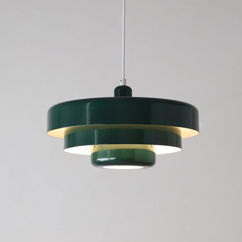 Vintage multi-layer pendant lamp made of metal | LumeLayer