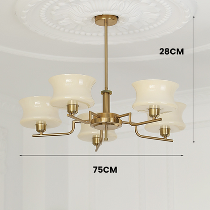 BelueGlow | Chic Glass Chandelier