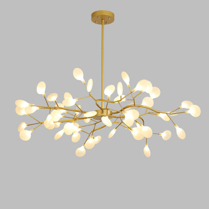 Modern branched chandelier with LED lighting | FireflyLuxe