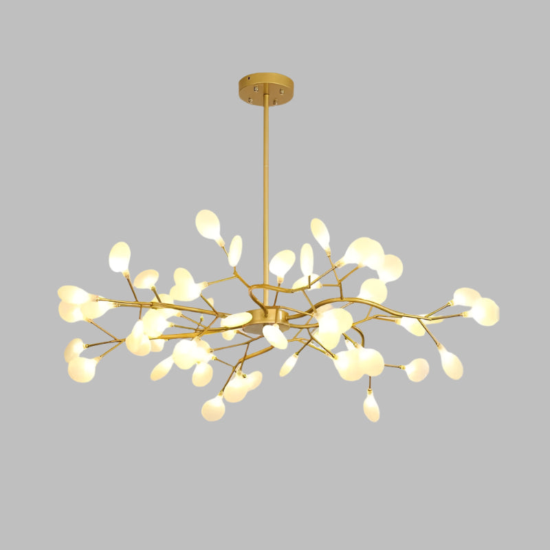 Modern branched chandelier with LED lighting | FireflyLuxe