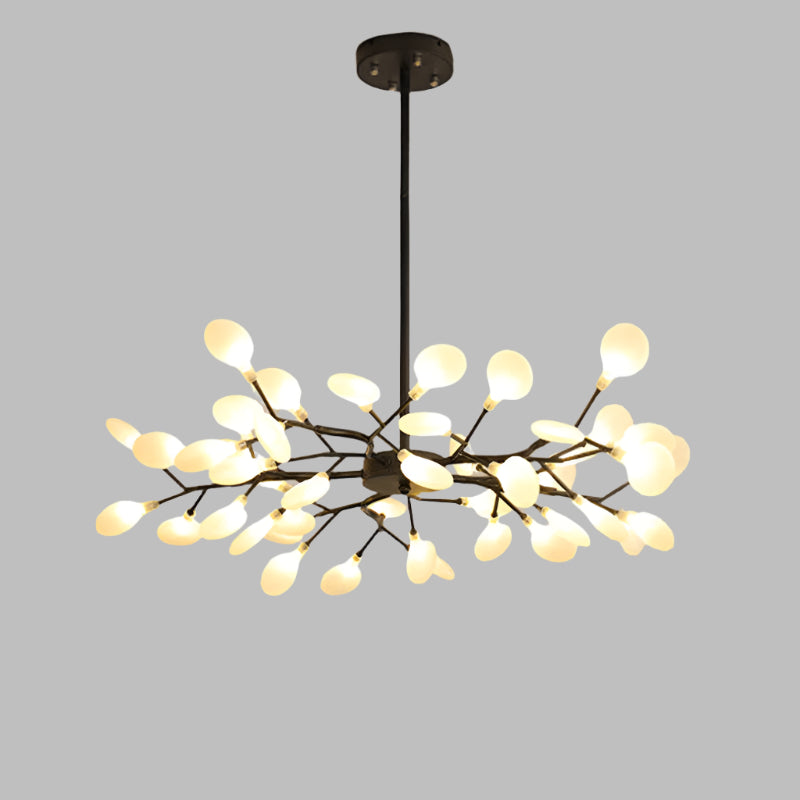 Modern branched chandelier with LED lighting | FireflyLuxe