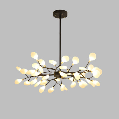 Modern branched chandelier with LED lighting | FireflyLuxe