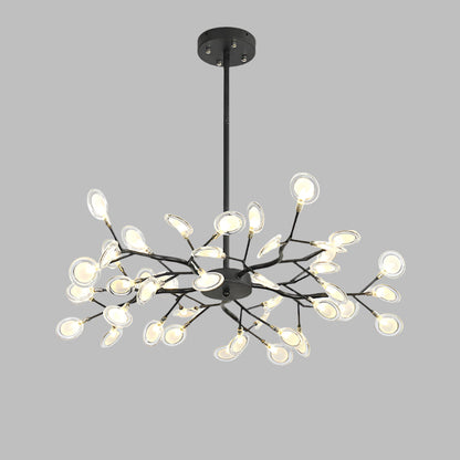 Modern branched chandelier with LED lighting | FireflyLuxe