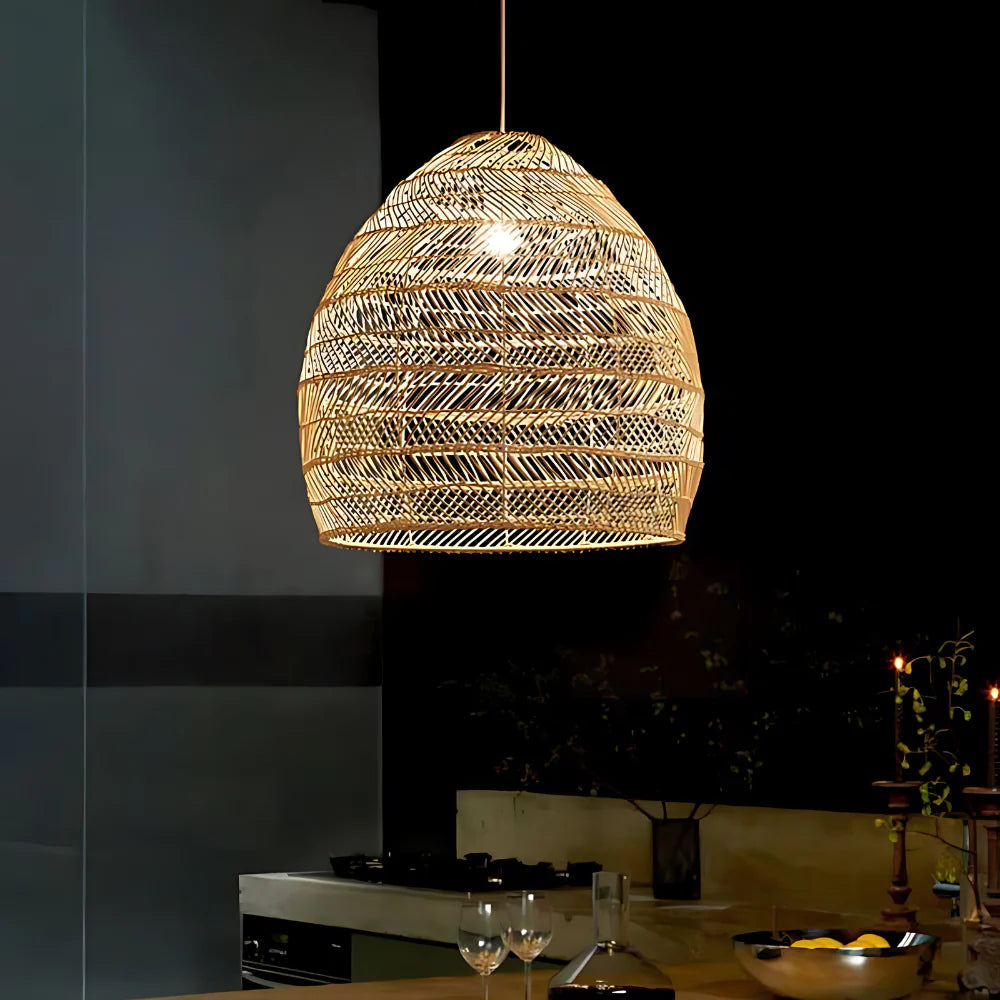 Ceiling lamp, Rattan | Earth World