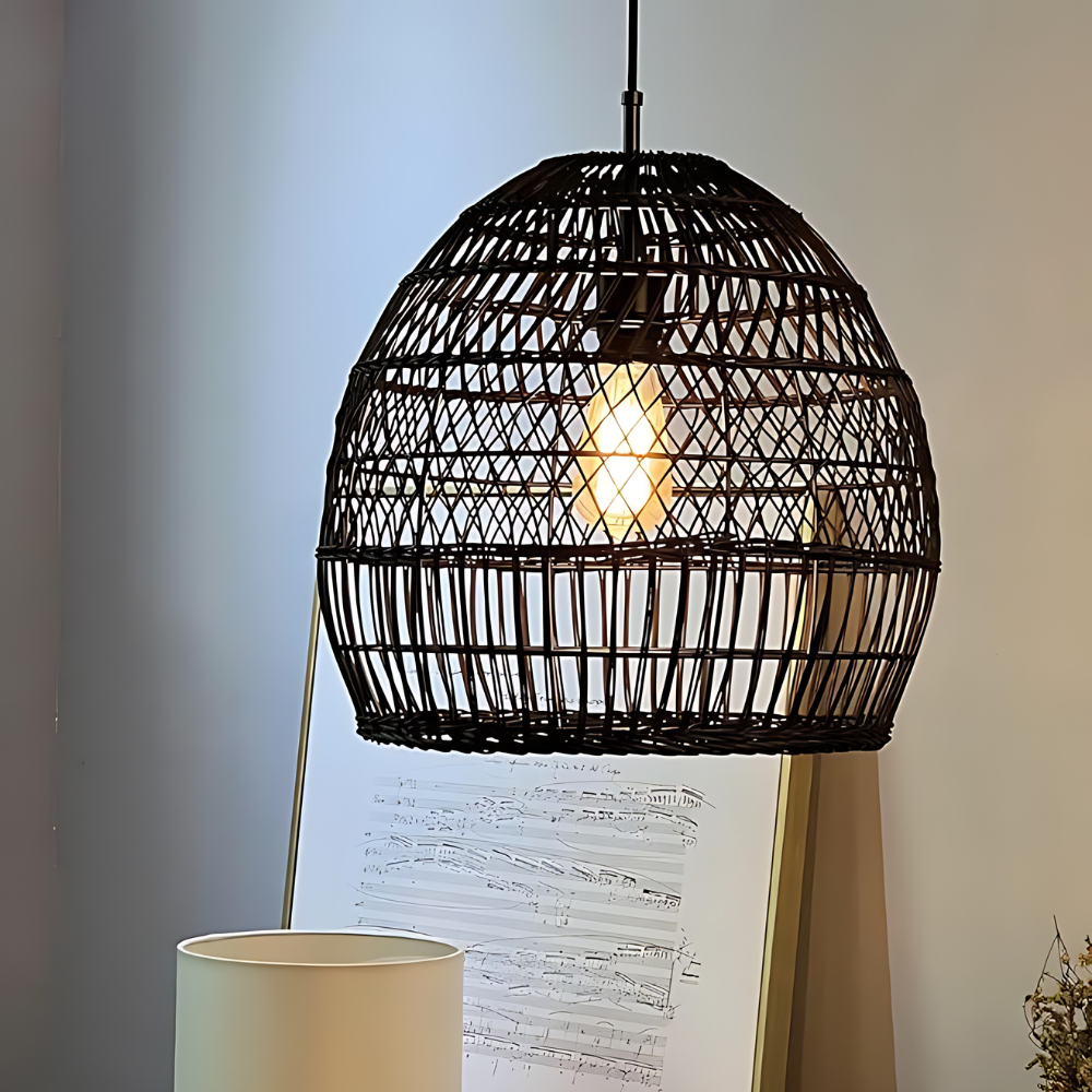 Plafondlamp, Rattan | Lumea Terra