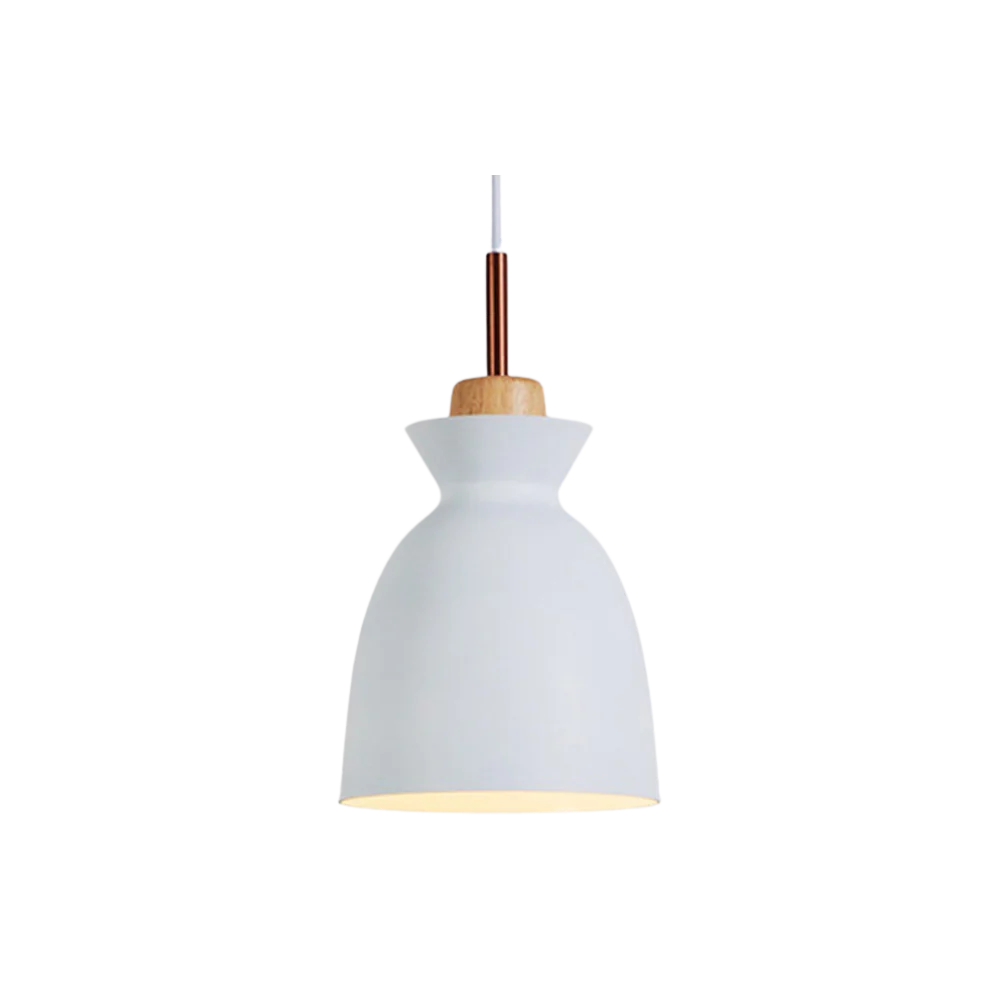 Hanglamp, Metaal & Hout | Lumea Nord