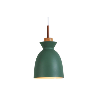 Pendant Lamp, Metal & Wood | North World