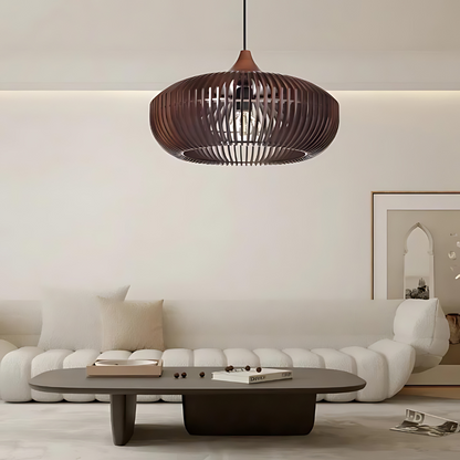 Pendant Lamp, Natural Wood | Zen Halo World