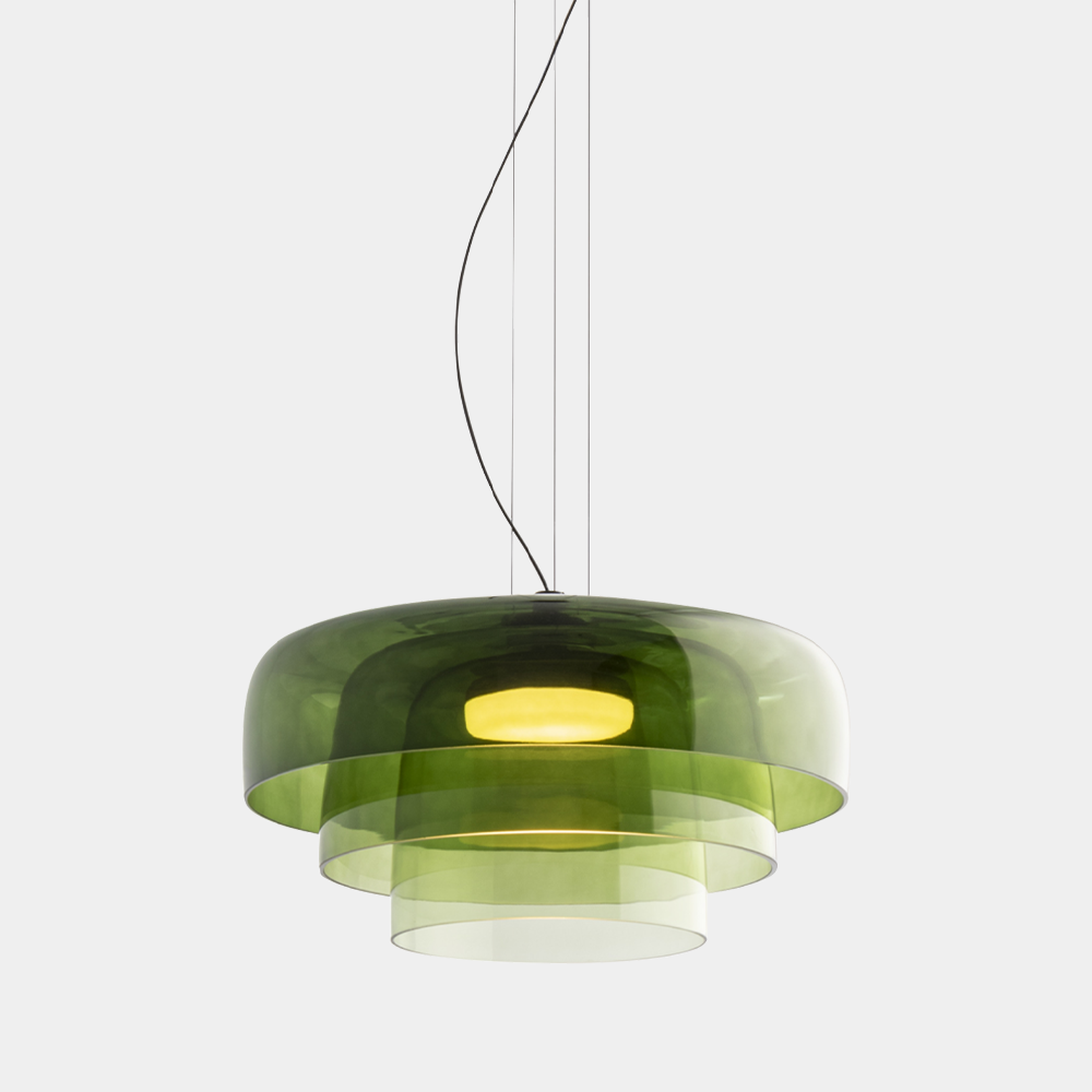 Glazen plafondlamp | CrystalGlow