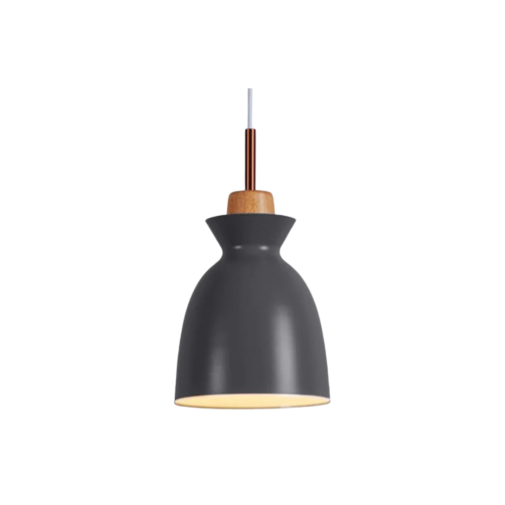 Hanglamp, Metaal & Hout | Lumea Nord