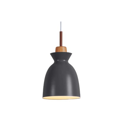 Pendant Lamp, Metal & Wood | North World