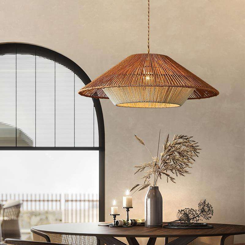 Japanese Rattan Pendant Lamp | WickerGlow