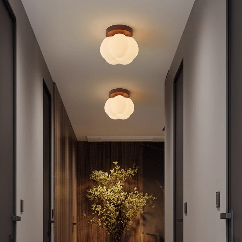 Modern Ceiling Lamp Wood | SnowPumpkin