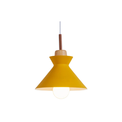 Pendant Lamp, Metal & Wood | North World