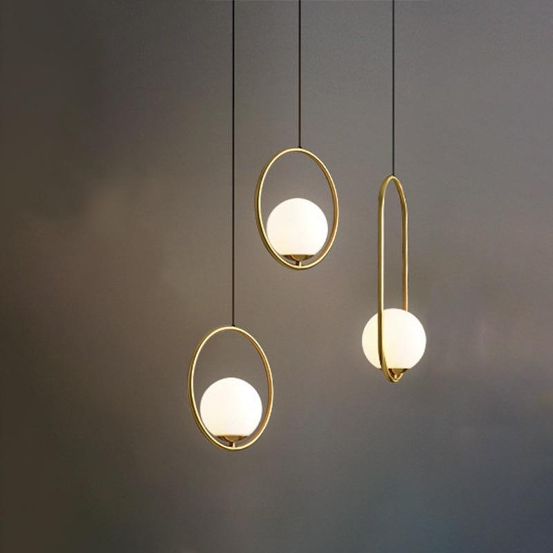 Elegante Glazen Hanglamp | LumiHarmony