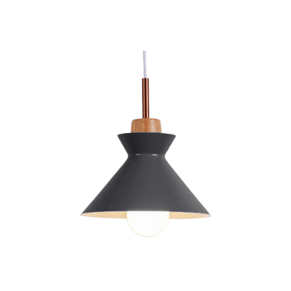 Pendant Lamp, Metal & Wood | North World