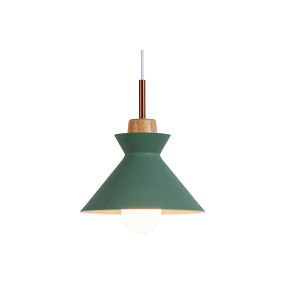 Hanglamp, Metaal & Hout | Lumea Nord