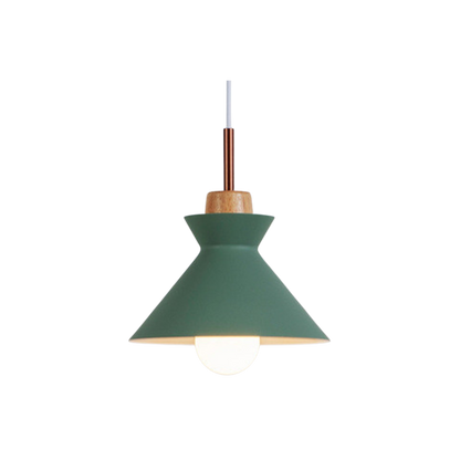 Pendant Lamp, Metal & Wood | North World