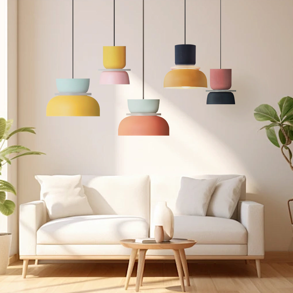 Nordic kleurblok hanglamp | DulcyGlow