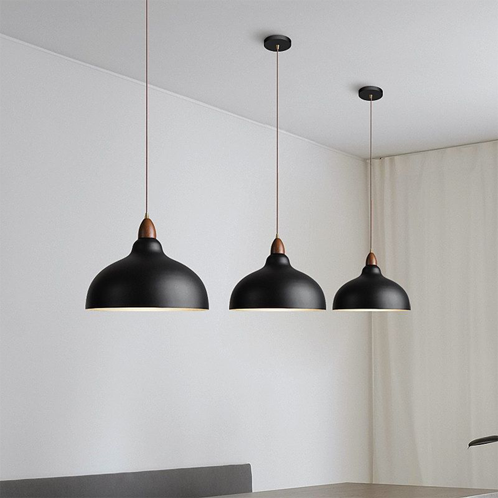 Scandinavische Hanglamp Zwart voor Keuken | NordicGlow-6