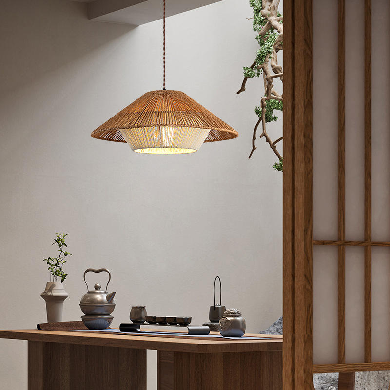 Japanese Rattan Pendant Lamp | WickerGlow