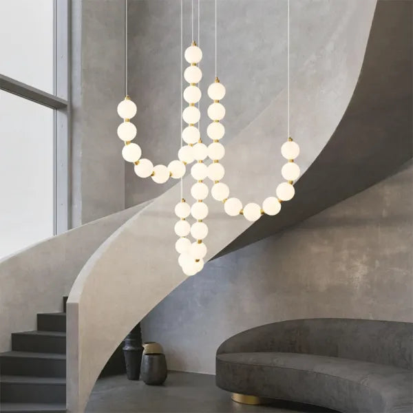 Luxe Witte Kroonluchter Modern | ElegantGlow-4