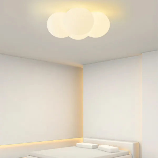 Elegant cloud-shaped LED ceiling lamp | CloudLuxe