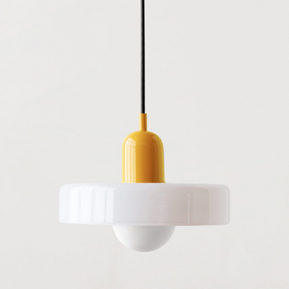 Bauhaus Hanglamp in Gekleurd Glas | Aurelio