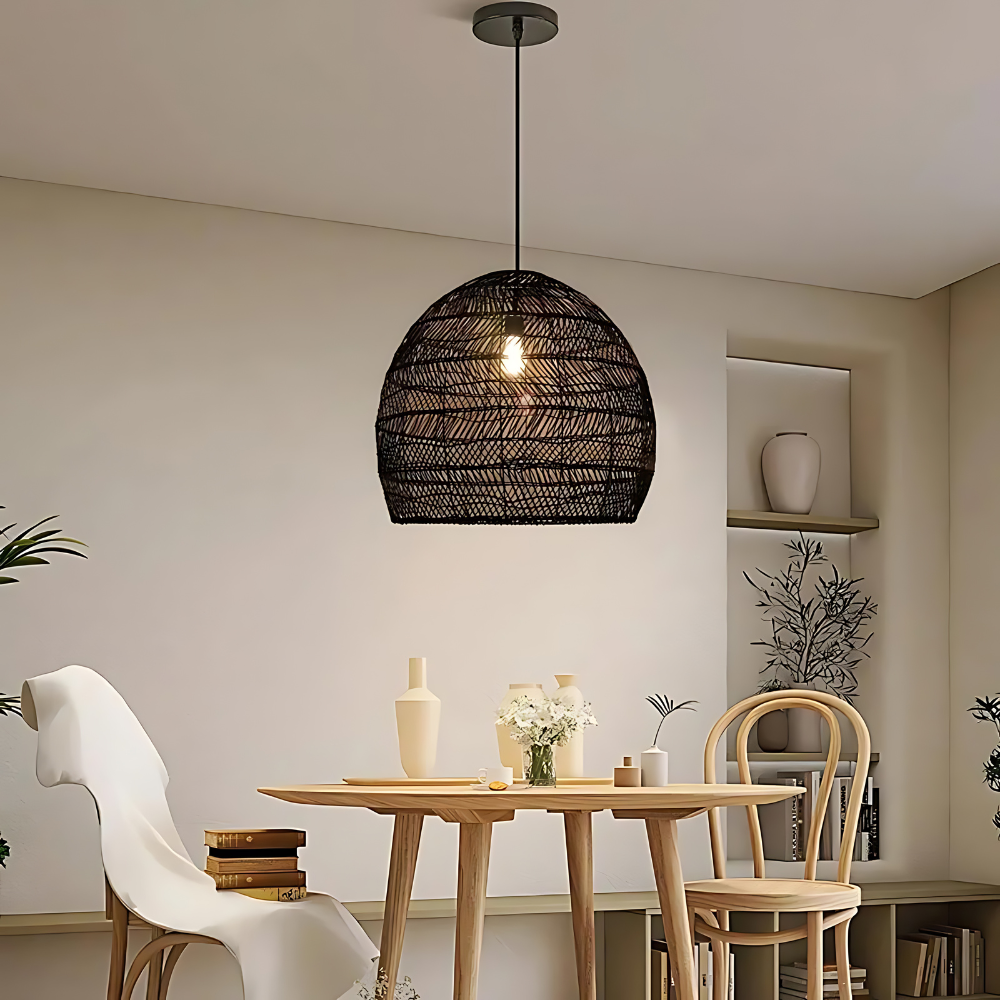 Plafondlamp, Rattan | Lumea Terra