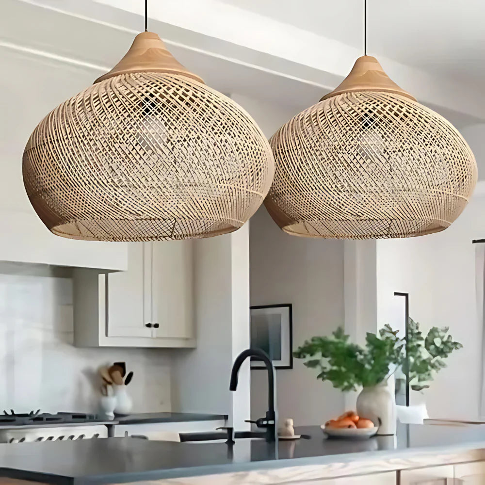 Ceiling lamp, Rattan | Snowbike