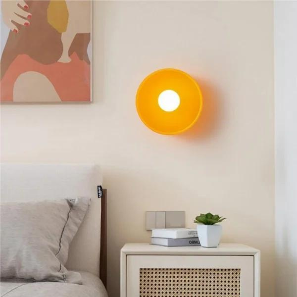 Wandlamp, Glas & IJzer | Lumea Olive