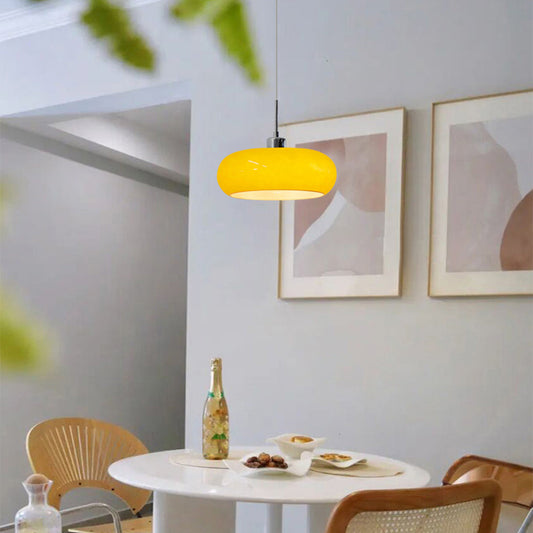 Brood-shaped Glass Pendant Lamp | LumeLoaf