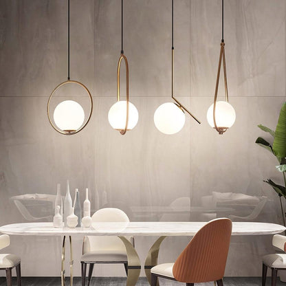 Elegante Glazen Hanglamp | LumiHarmony