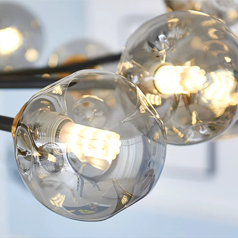 Modern Glass Chandelier | LumeVista